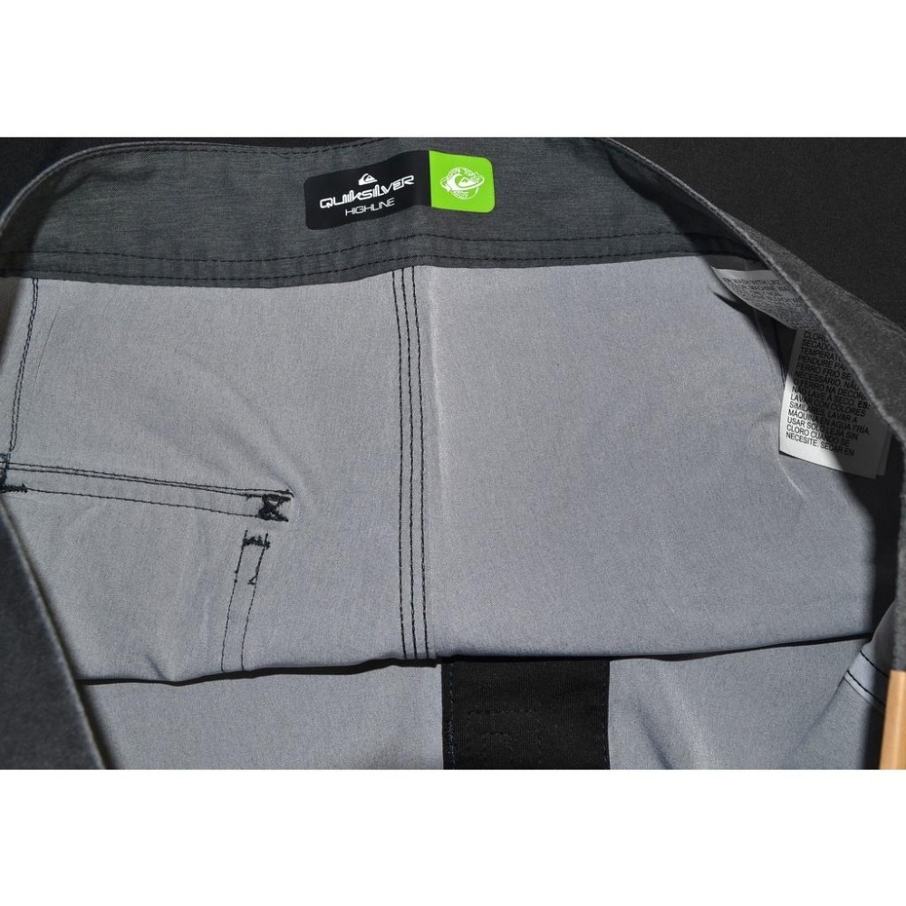 Quiksilver【38腰】海灘褲 衝浪褲 18英吋 SurfSilk 大尺碼 EQYBS04649-細節圖8
