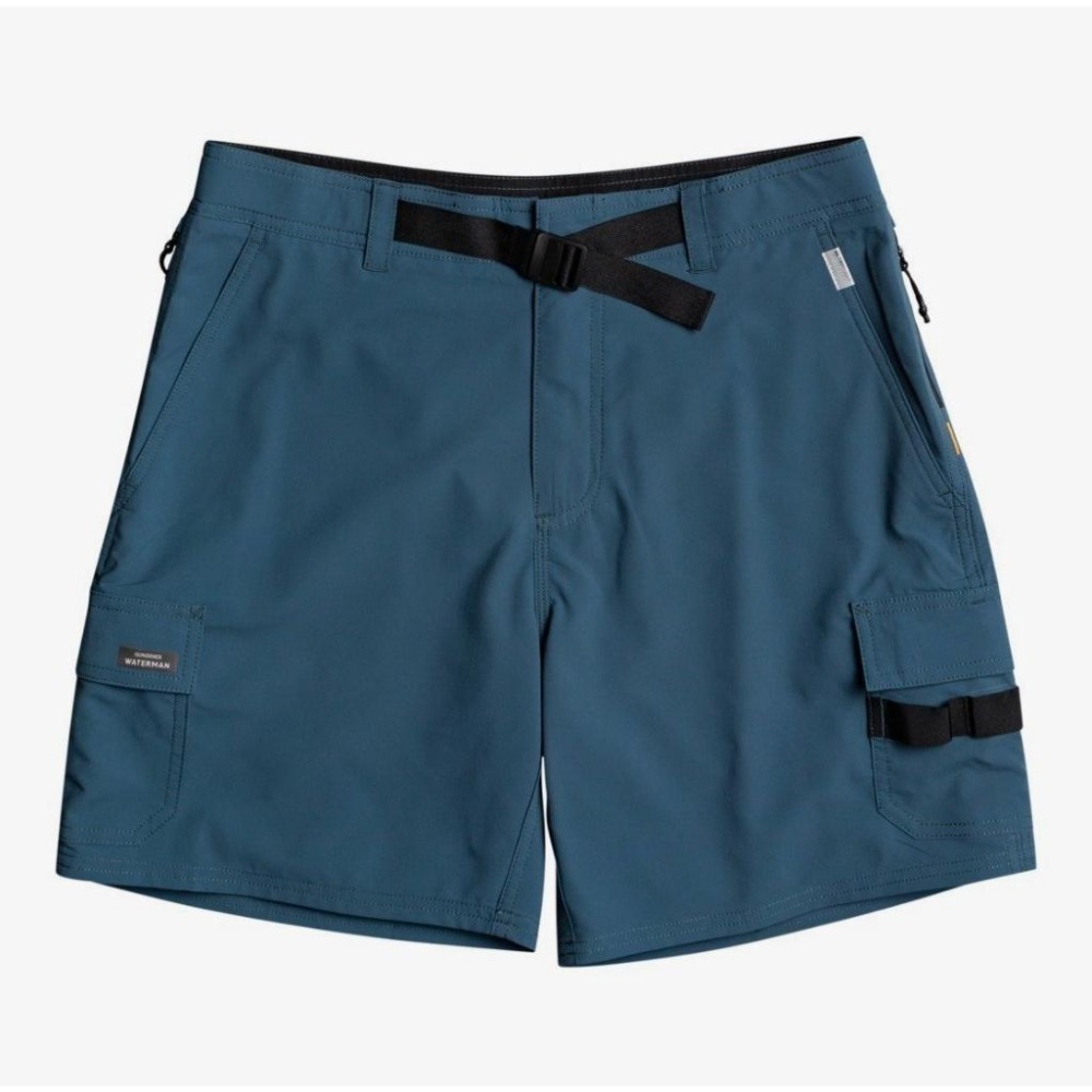 Quiksilver【30腰】【34腰】【36腰】18＂ 海灘褲 衝浪褲 水陸 EQMWS03139-細節圖7