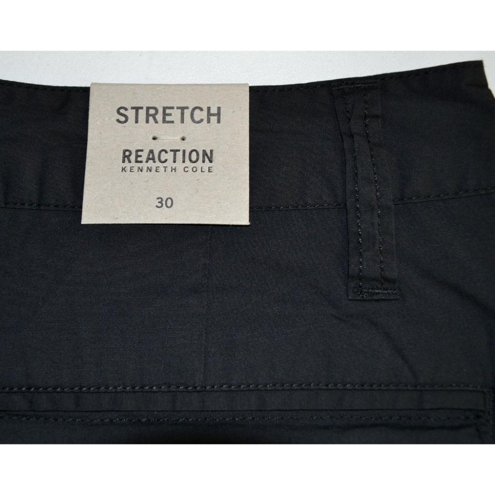 Kenneth Cole REACTION【30腰 寬鬆版】休閒短褲 工作短褲 有彈性 黑色 全新 現貨 保證正品-細節圖5