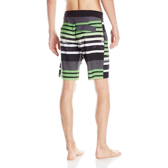 Kanu Surf【30腰】【36腰】海灘褲 衝浪褲 泳褲 Black/Green 4向彈力 UPF50+-細節圖2