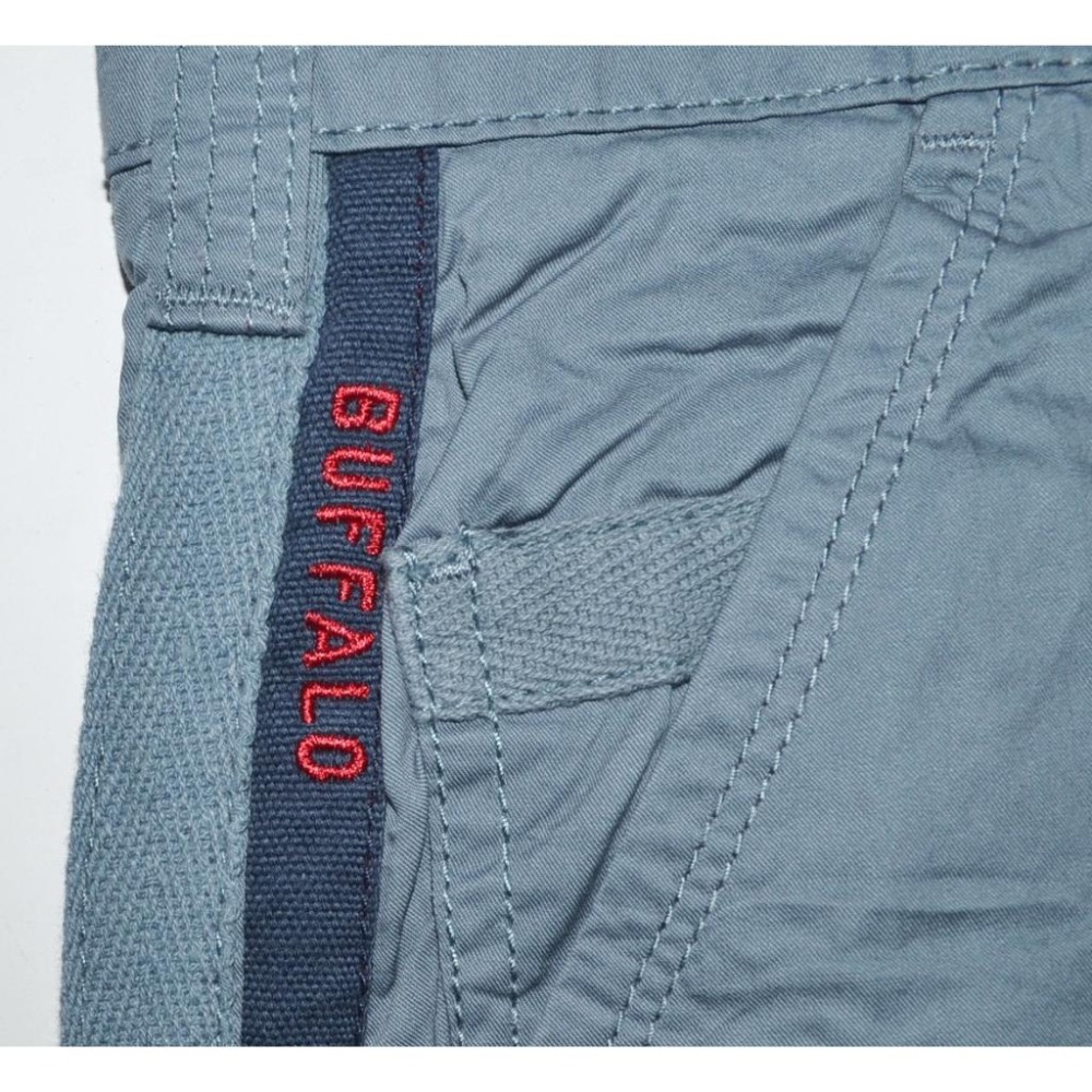 Buffalo David Bitton【40腰】【42腰】休閒短褲 工裝短褲 大尺碼 BLUE GRIS-細節圖5