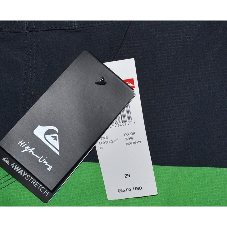 Quiksilver【防撕裂】【36腰】海灘褲 衝浪褲 四向彈力 Ala Moana 20＂ EQYBS03857-細節圖5