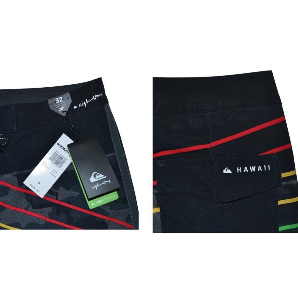 Quiksilver 20＂ 海灘褲 衝浪褲【32腰】Highline EQYBS04201-細節圖5