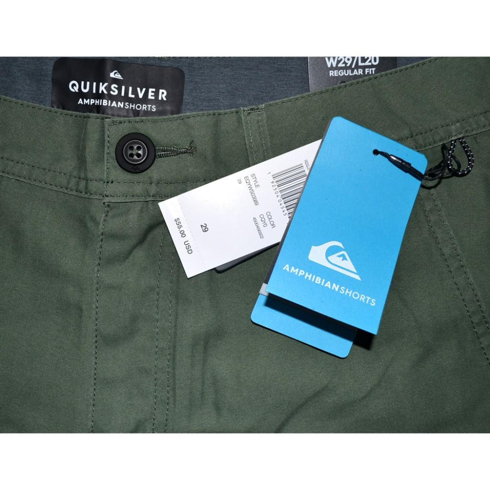 Quiksilver 全新 現貨 Surfwash 20＂ 兩棲 海灘褲 衝浪褲 29腰 EQYWS03589-細節圖5