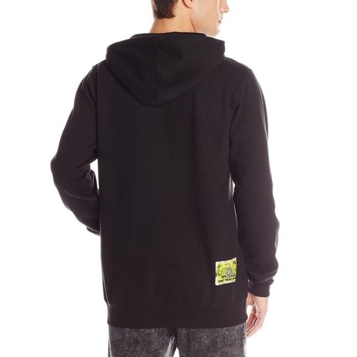 Metal Mulisha 美國知名潮牌 台灣未售 黑色 不要惹到我圖案 S 胸寬約50公分 連帽外套 重機 骷髏頭-細節圖2