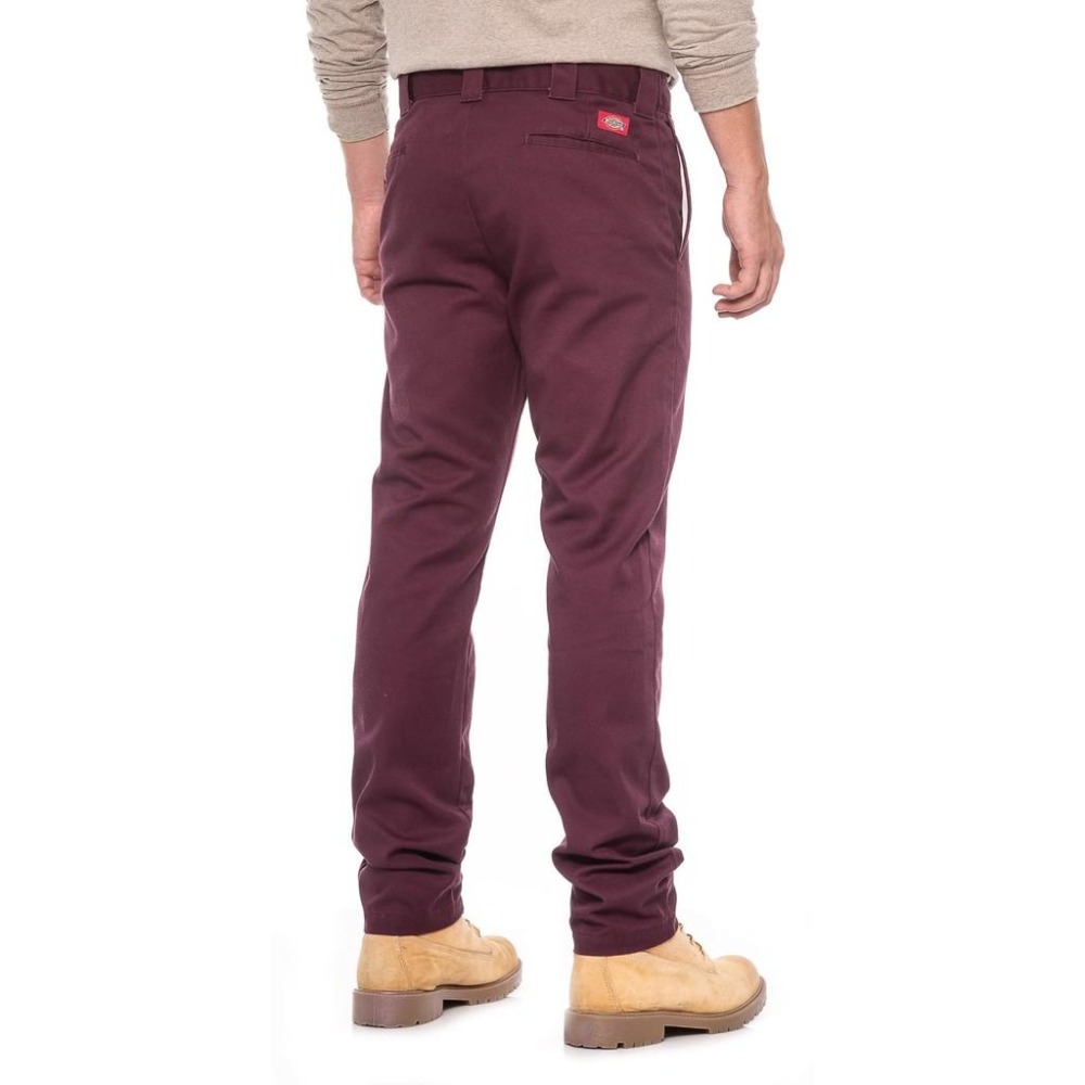 Dickies×Urban Outfitters【30腰】【32腰】【33腰】修身錐形工作褲 暗紅色 吸濕排汗 台灣未售-細節圖2