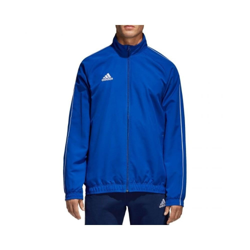 adidas 全新 現貨 Soccer Core18 夾克外套 L(約一般XL) 藍色 大尺碼 CV3685 保證正品