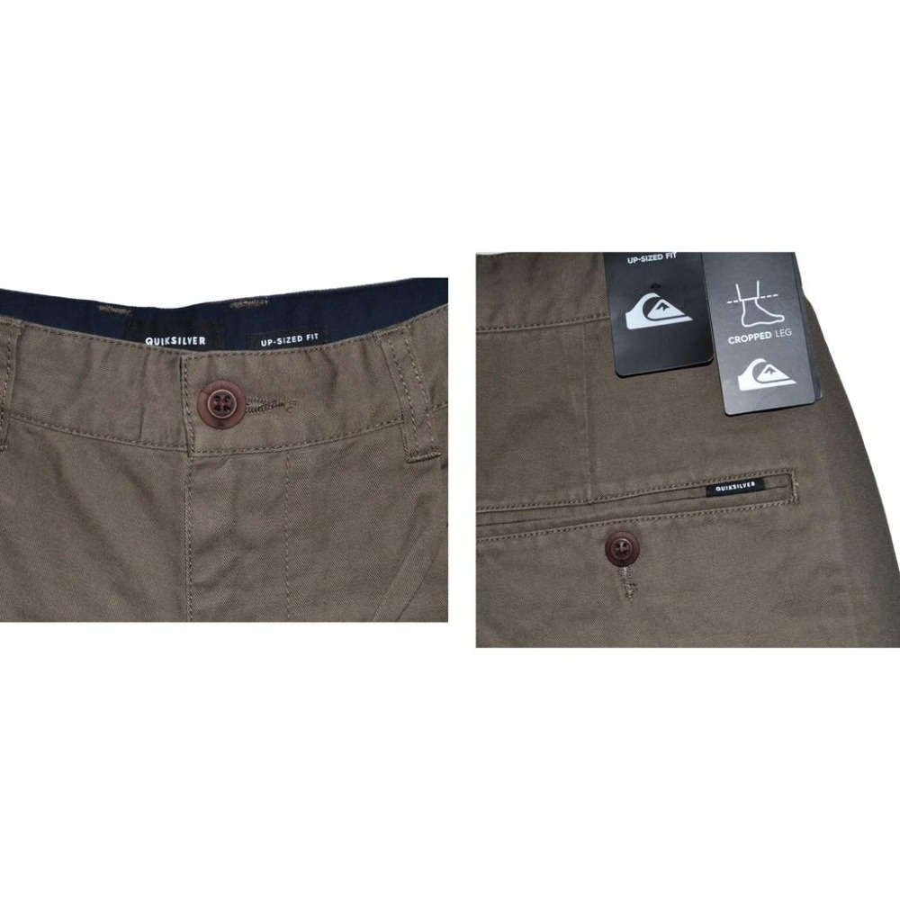 Quiksilver Drop Bear 寬鬆版 9分褲 休閒褲【30腰】【36腰】EQYNP03173-細節圖5