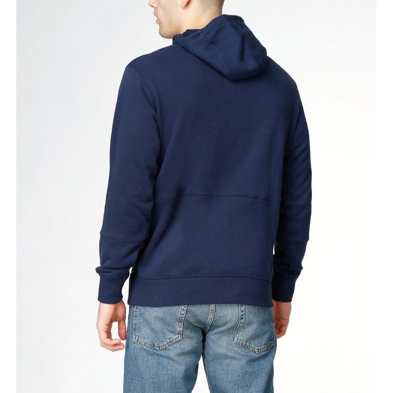 New Balance 秋冬 連帽衫 連帽外套【S】 Hoodie 深藍色 全新 現貨 保證正品-細節圖3