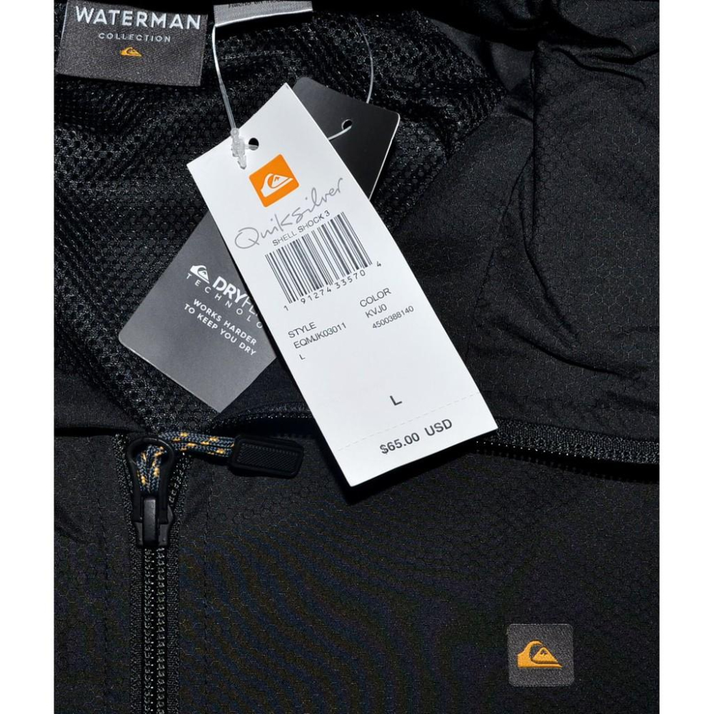 Quiksilver waterman shell hot sale shock 3 jacket