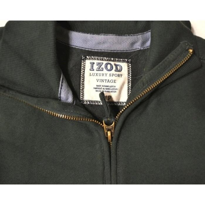 IZOD運動刷毛外套【S】保暖 厚棉 軍綠色 美國購入保證原廠 全新 現貨-細節圖2