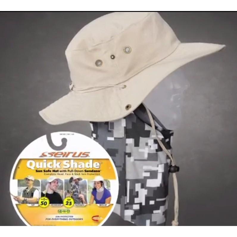 Seirus 全新 現貨 美知名戶外品牌 遮陽帽 戶外帽 防曬面巾 台灣未售 保證正品-細節圖4