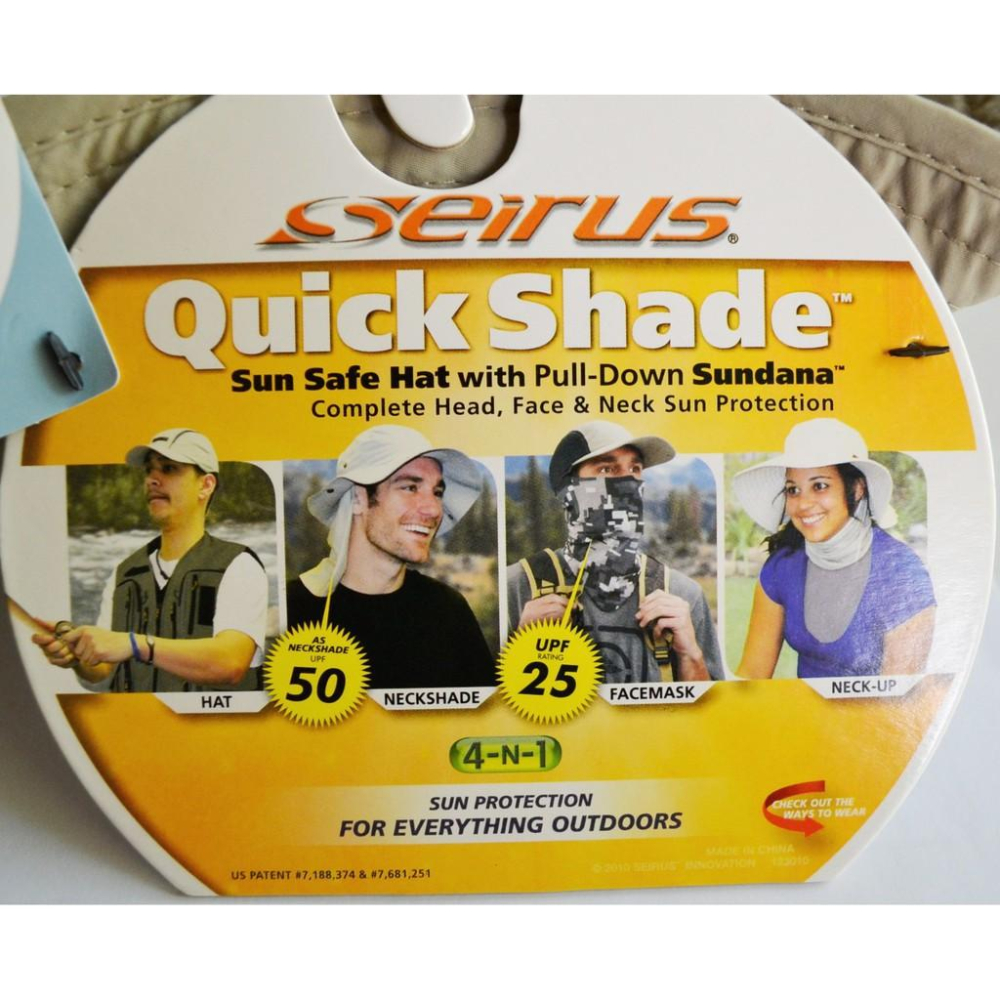 Seirus 全新 現貨 美知名戶外品牌 遮陽帽 戶外帽 防曬面巾 台灣未售 保證正品-細節圖7