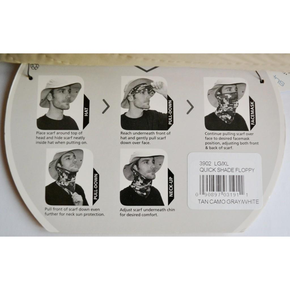 Seirus 全新 現貨 美知名戶外品牌 遮陽帽 戶外帽 防曬面巾 台灣未售 保證正品-細節圖8