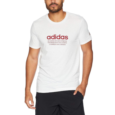 Adidas【L】Linear 運動短袖T恤 Climalite吸濕排汗 DH9836 白色 保證正品