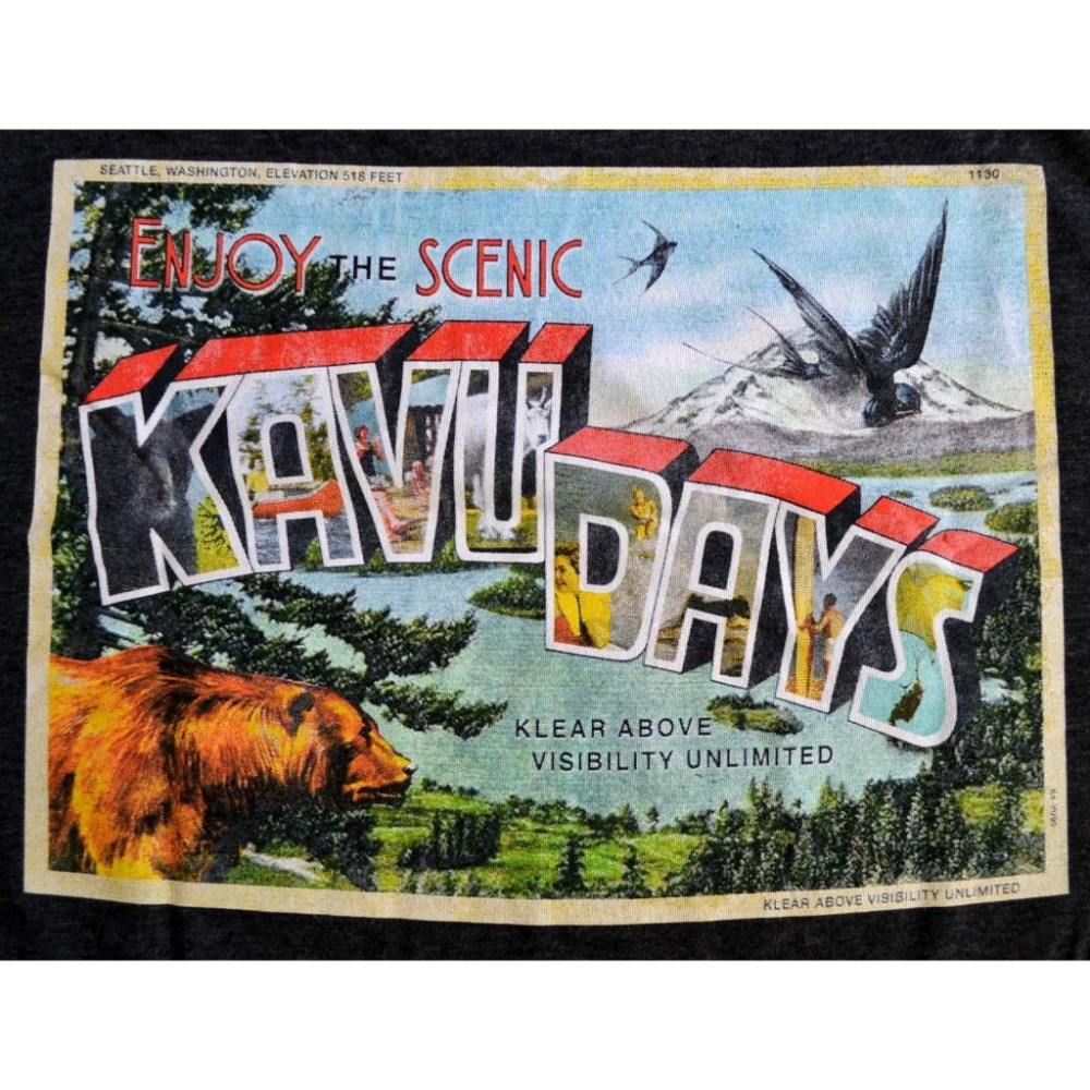 KAVU【M】【美國製造】Scenic Byway 有機棉 休閒運動 短袖T恤 全新 現貨 保證正品-細節圖5