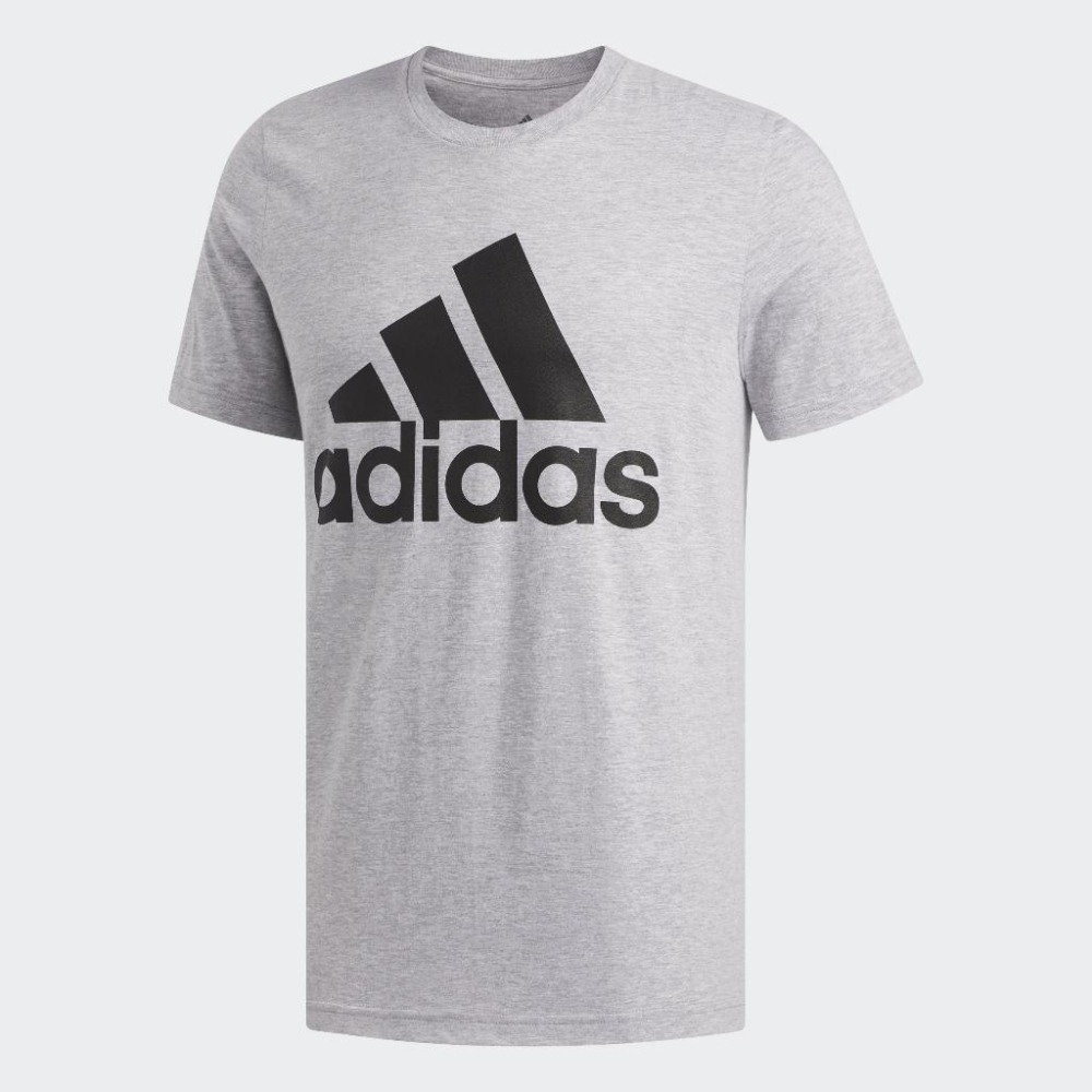 Adidas【L】短袖T恤 有大尺碼 休閒棉T 柔軟棉質 ED9607 灰色 保證原廠正品-細節圖6