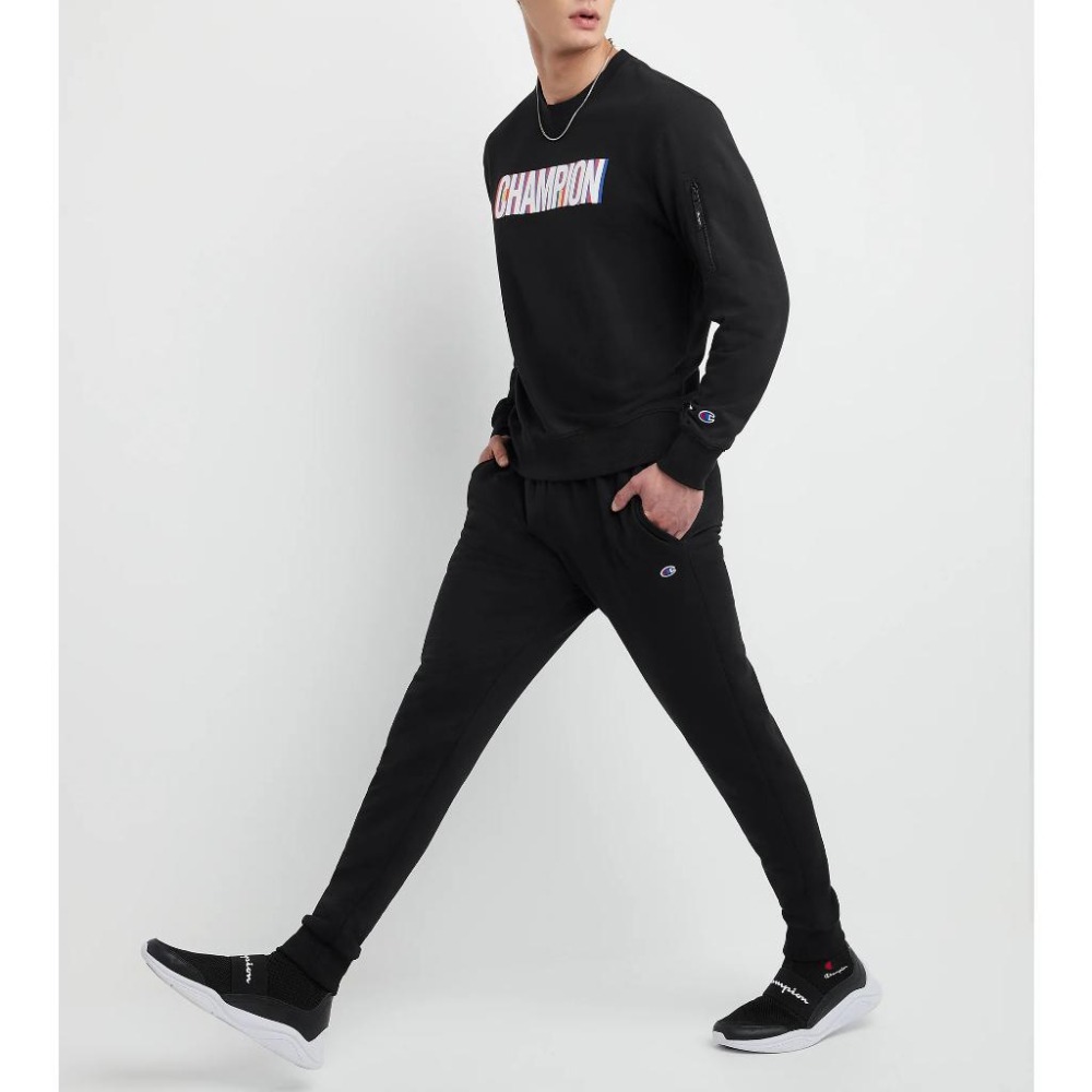 Champion【36腰~38腰】【40腰~42腰】運動長褲 搖粒刷毛 Powerblend 大尺碼 全新 現貨-細節圖2