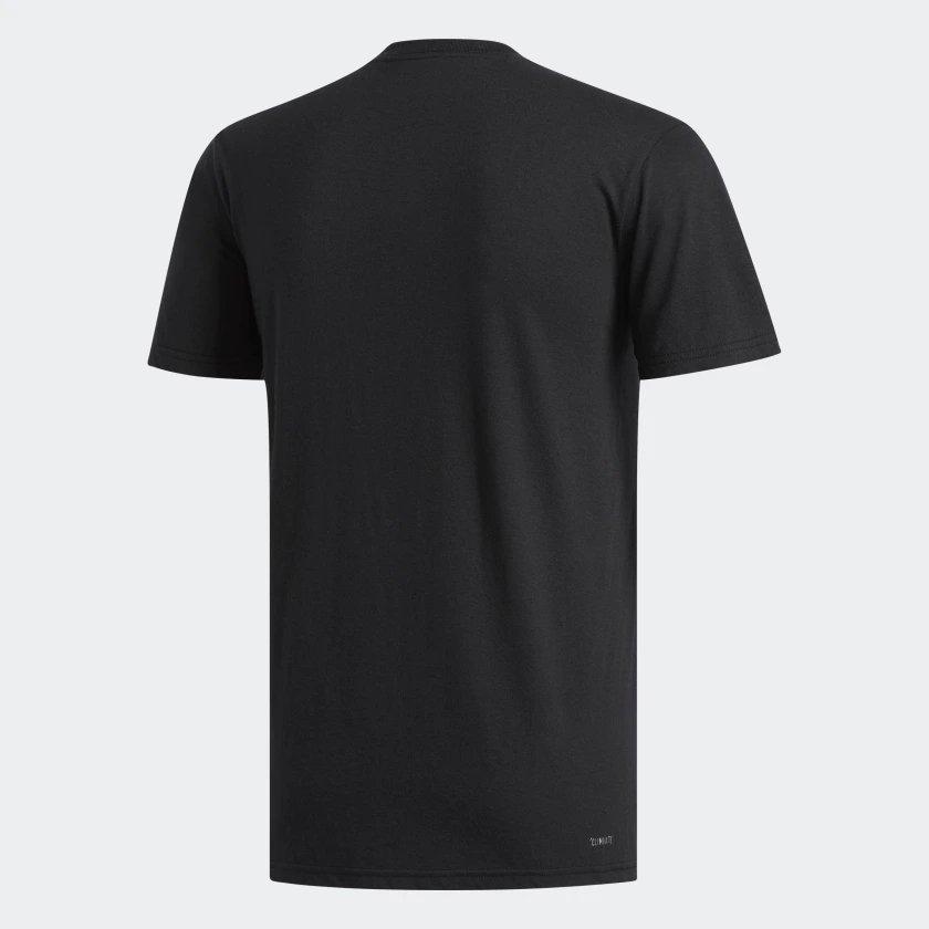 adidas【XL】3-STRIPE 黑色 訓練衣 排汗衫 運動T恤 輕量 吸濕排汗 Climalite 全新 現貨-細節圖6