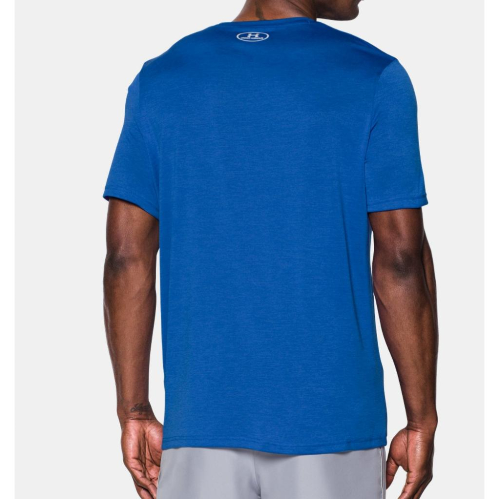 Under Armour【M寬鬆版】UA Tech Run Overlap 短袖T恤 吸濕排汗 全新 現貨-細節圖3