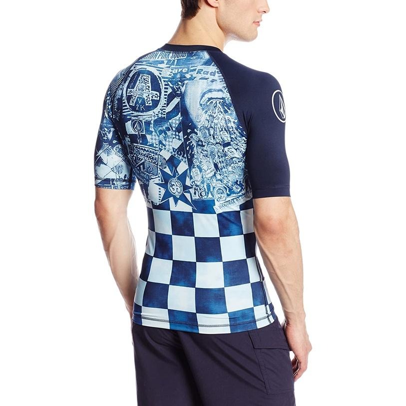 VOLCOM【S】衝浪衣 防曬衣 泳衣 Manic 短袖 Rash gaurd 彈力 全新 現貨 保證正品-細節圖2