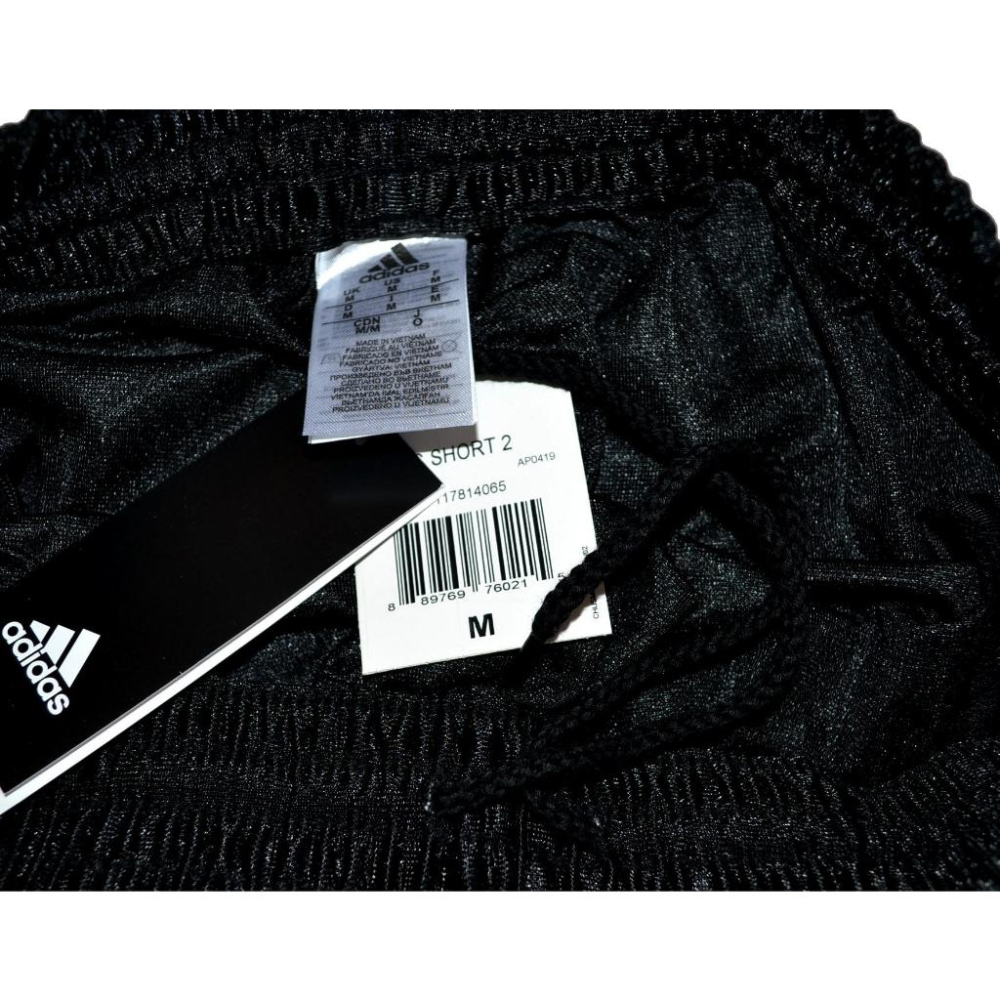 Adidas M(32腰~34腰) 黑色 Basic 2 籃球短褲 運動短褲 全新 現貨-細節圖4