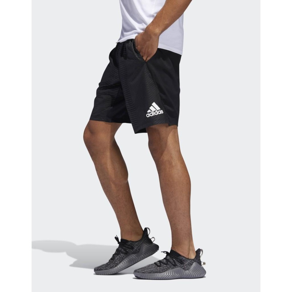 Adidas【L 36腰~38腰】訓練用 運動短褲 DQ2866 壓紋Climalite吸濕排汗-細節圖2