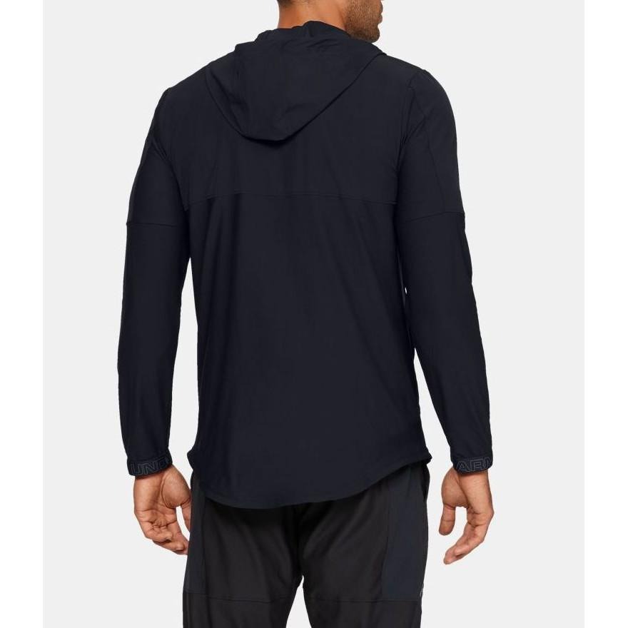 Under Armour 連帽外套【XL】UA Storm 防潑水 透氣 1/2拉鍊 黑色 1327654 全新 現貨-細節圖2