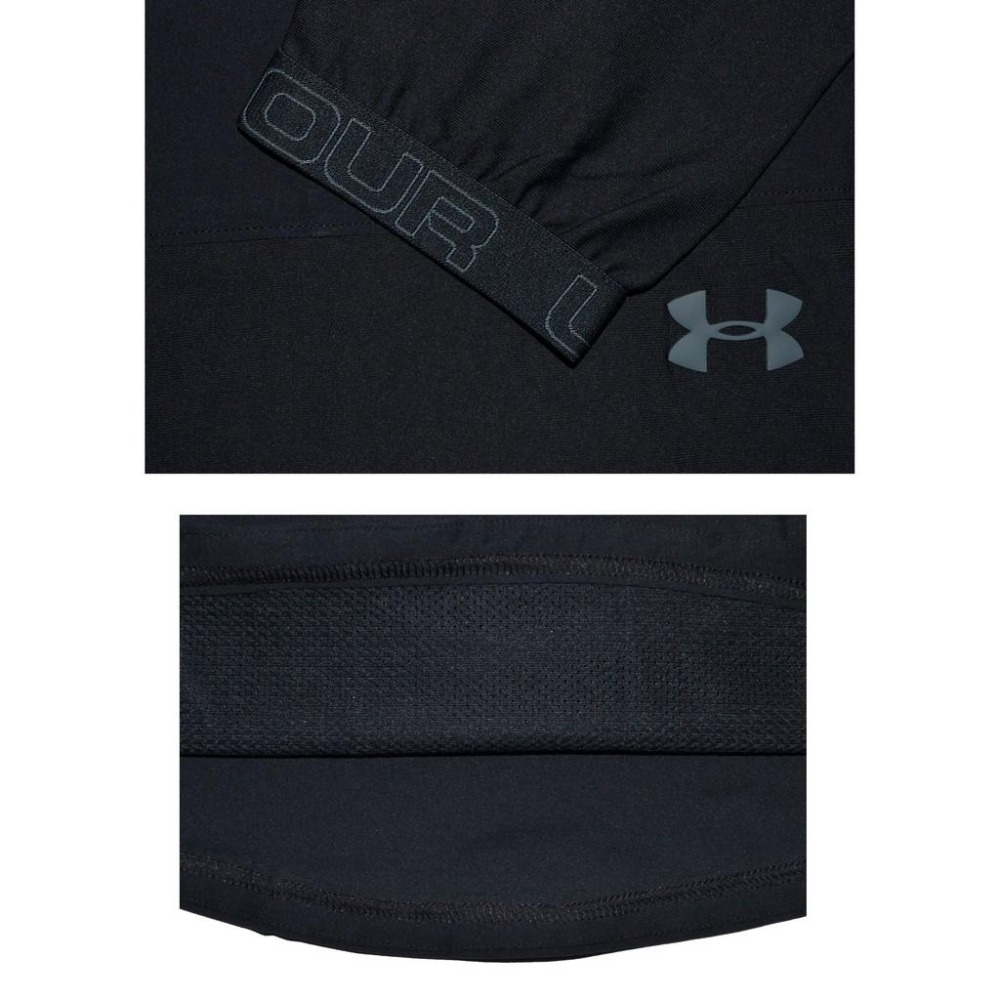 Under Armour 連帽外套【XL】UA Storm 防潑水 透氣 1/2拉鍊 黑色 1327654 全新 現貨-細節圖4