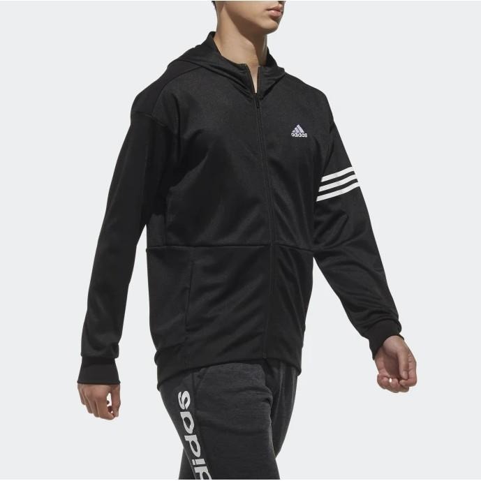 Adidas 全新 現貨 運動連帽外套 S M L(亞洲尺寸M L XL) DH3964 保證正品-細節圖3