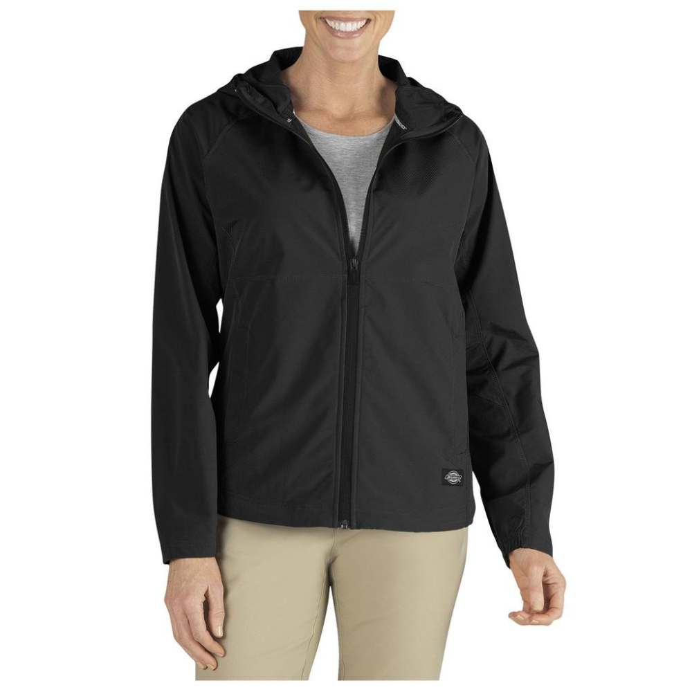 Dickies 女 全新 現貨 800BK 機能 連帽外套 黑色 防撥水 吸濕排汗 耐用 輕量 胸寬約54公分-細節圖2