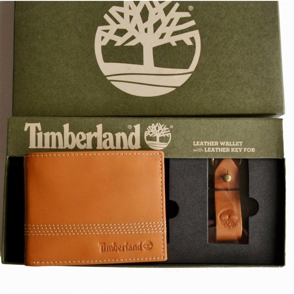 【特價 出清 小NG】Timberland 全新 現貨 皮夾組 NP0366系列 真正皮革 附皮革鑰匙圈 保證原廠正品-細節圖7