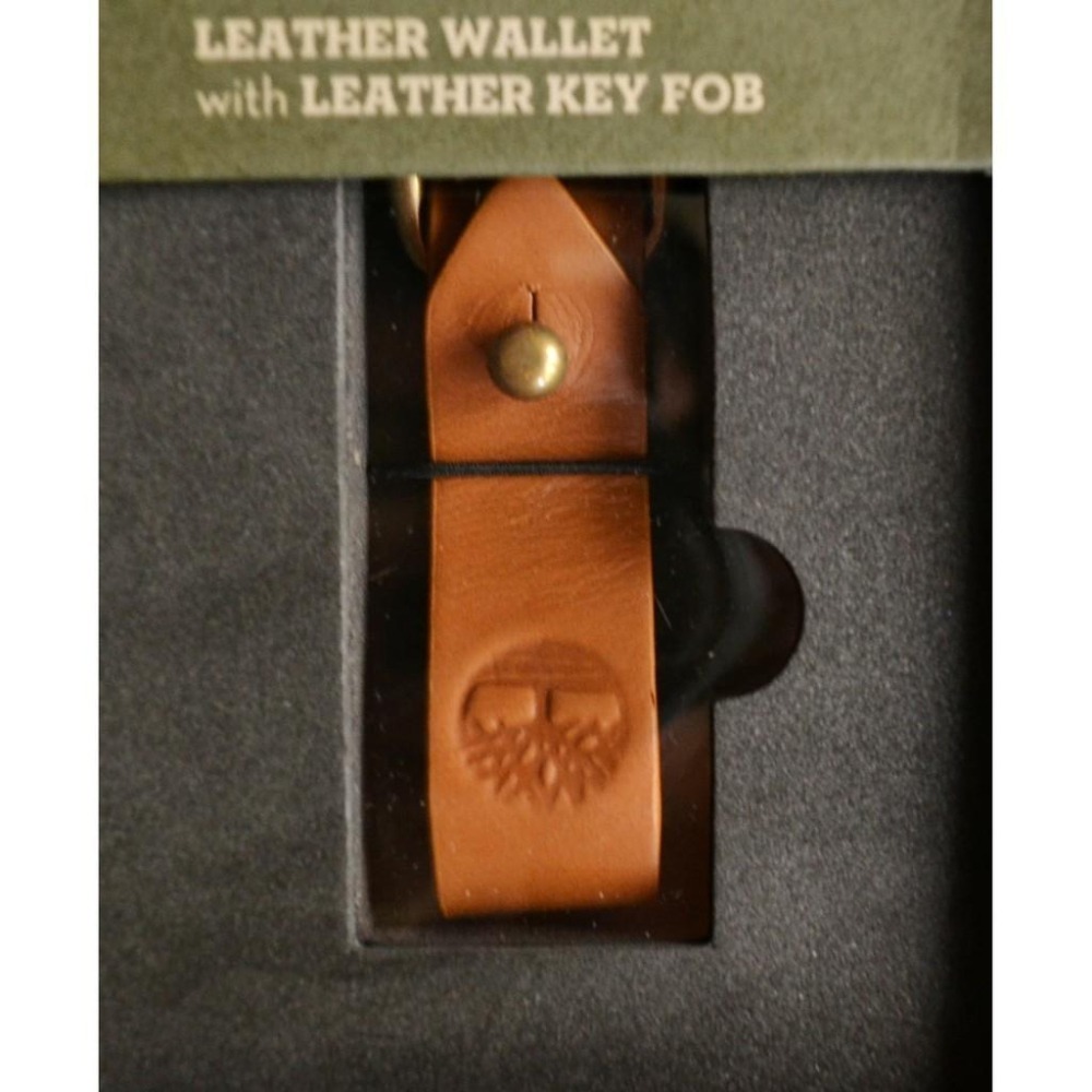 【特價 出清 小NG】Timberland 全新 現貨 皮夾組 NP0366系列 真正皮革 附皮革鑰匙圈 保證原廠正品-細節圖8