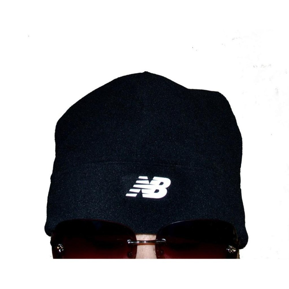 New Balance 全新 搖粒 刷毛 毛帽 保暖 透氣 吸濕排汗 舒適 黑色 保證正品-細節圖2