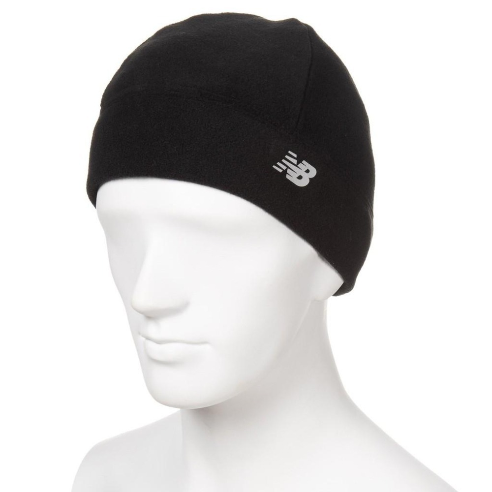 New Balance 全新 搖粒 刷毛 毛帽 保暖 透氣 吸濕排汗 舒適 黑色 保證正品-細節圖4