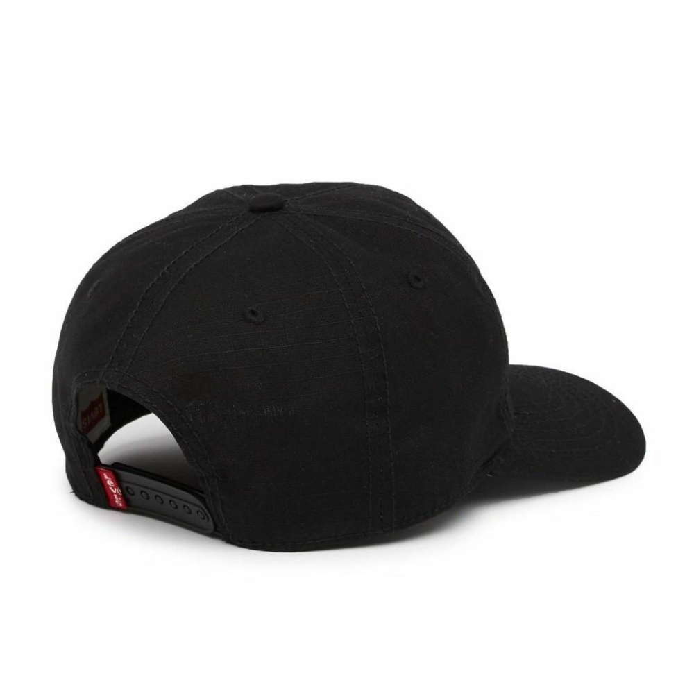 Levi＇s 全新 現貨 Batwing and Embroidery Snapback 棒球帽 黑色  保證原廠-細節圖2