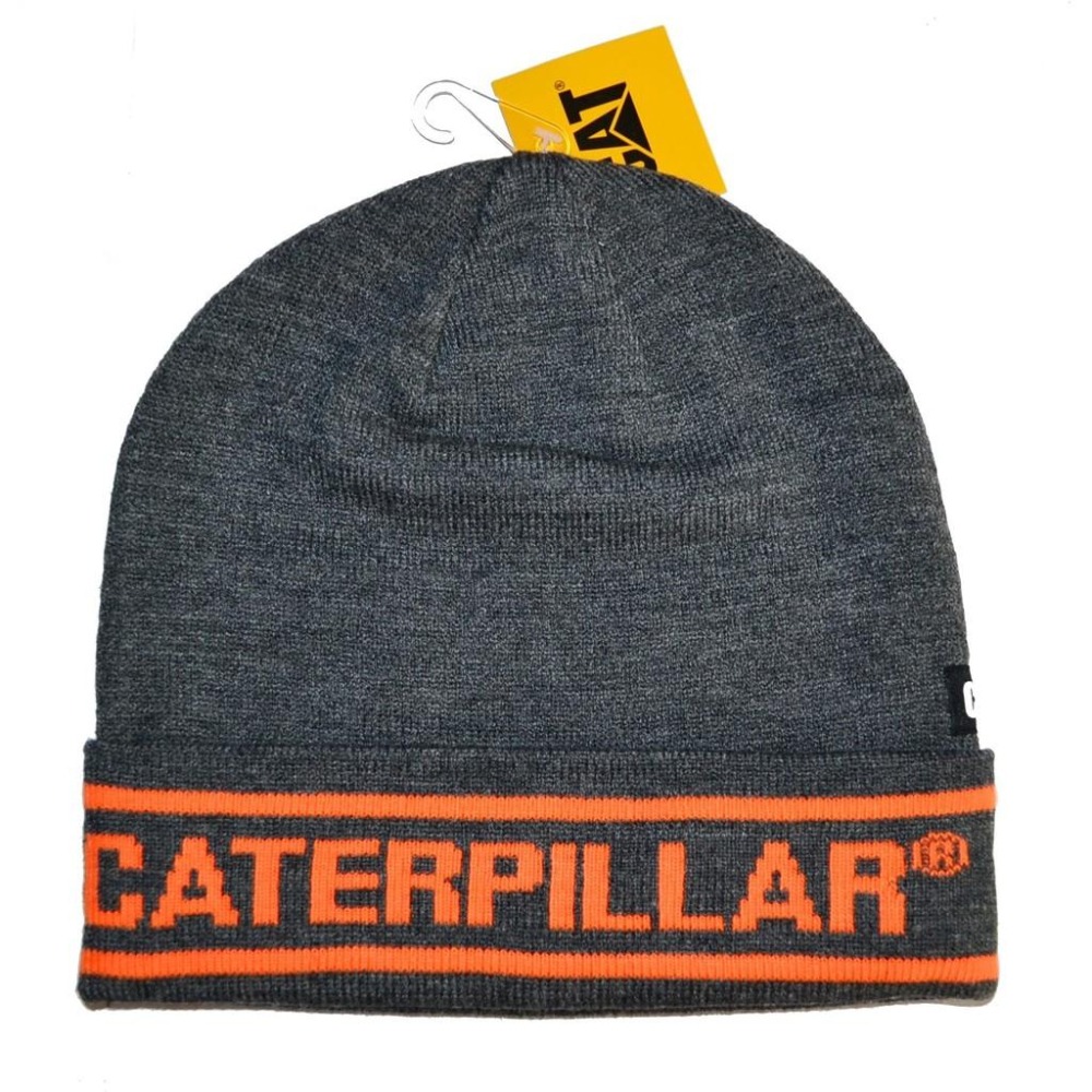 Caterpillar CAT 全新 現貨 Stand-Out 毛帽 針織帽 耐用 輕柔 保暖 灰色 保證正品-細節圖2