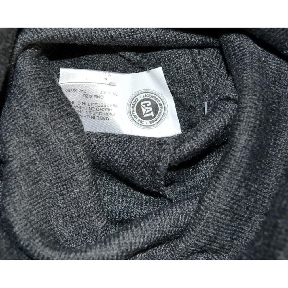 Caterpillar CAT 全新 現貨 Stand-Out 毛帽 針織帽 耐用 輕柔 保暖 灰色 保證正品-細節圖4