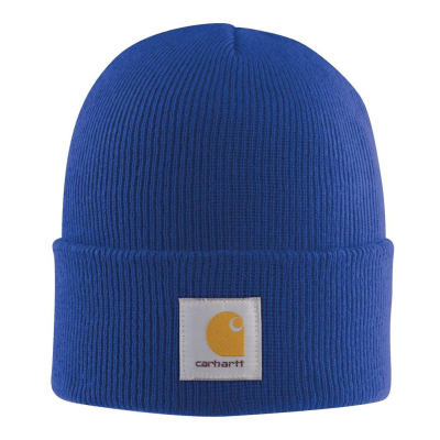 Carhartt 全新 現貨 毛帽 針織帽 耐用 輕柔 保暖 藍色 美國製造 保證正品
