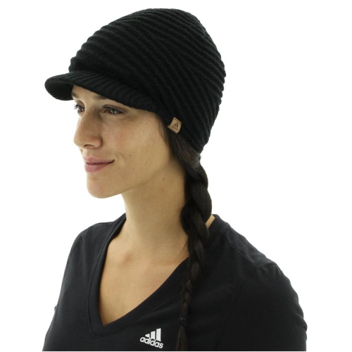 adidas 全新 現貨 CLIMAWARM 女 毛帽 針織帽 耐用 輕柔 溫暖 舒適 黑色 保證正品