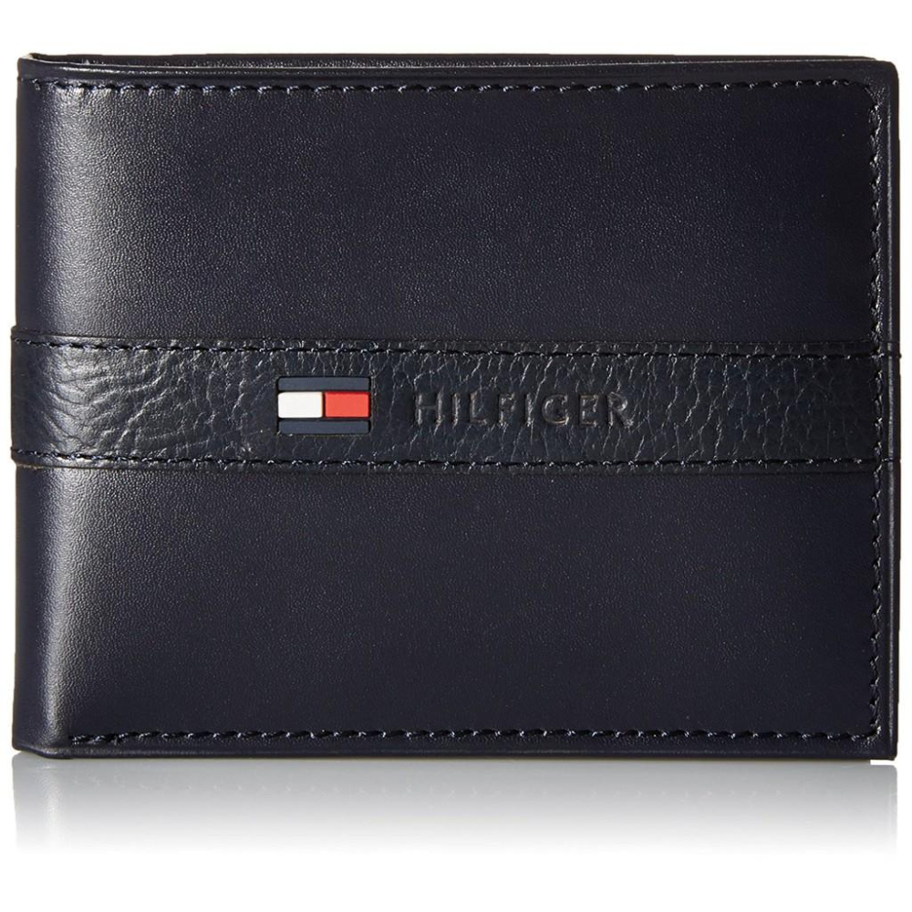 Tommy Hilfiger 全新 現貨 Ranger 海軍藍 皮夾組 100%皮革 美國購入 保證正品-細節圖6