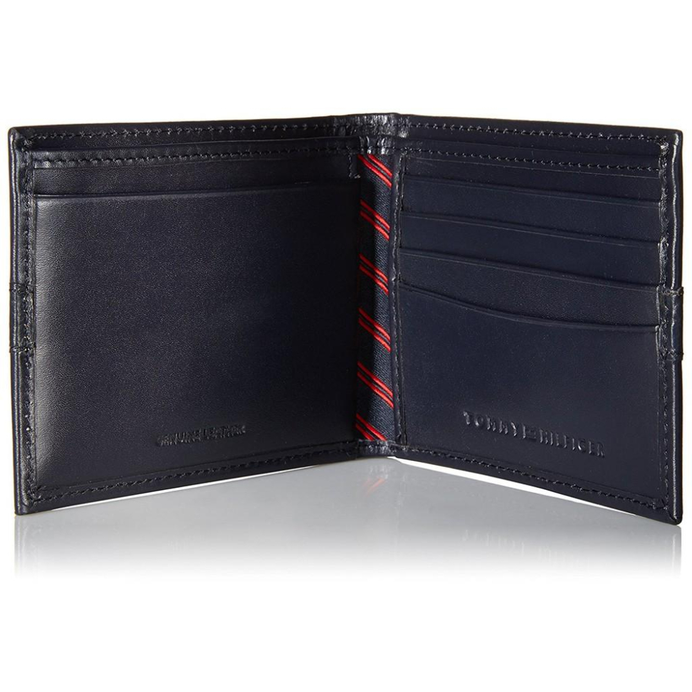 Tommy Hilfiger 全新 現貨 Ranger 海軍藍 皮夾組 100%皮革 美國購入 保證正品-細節圖7