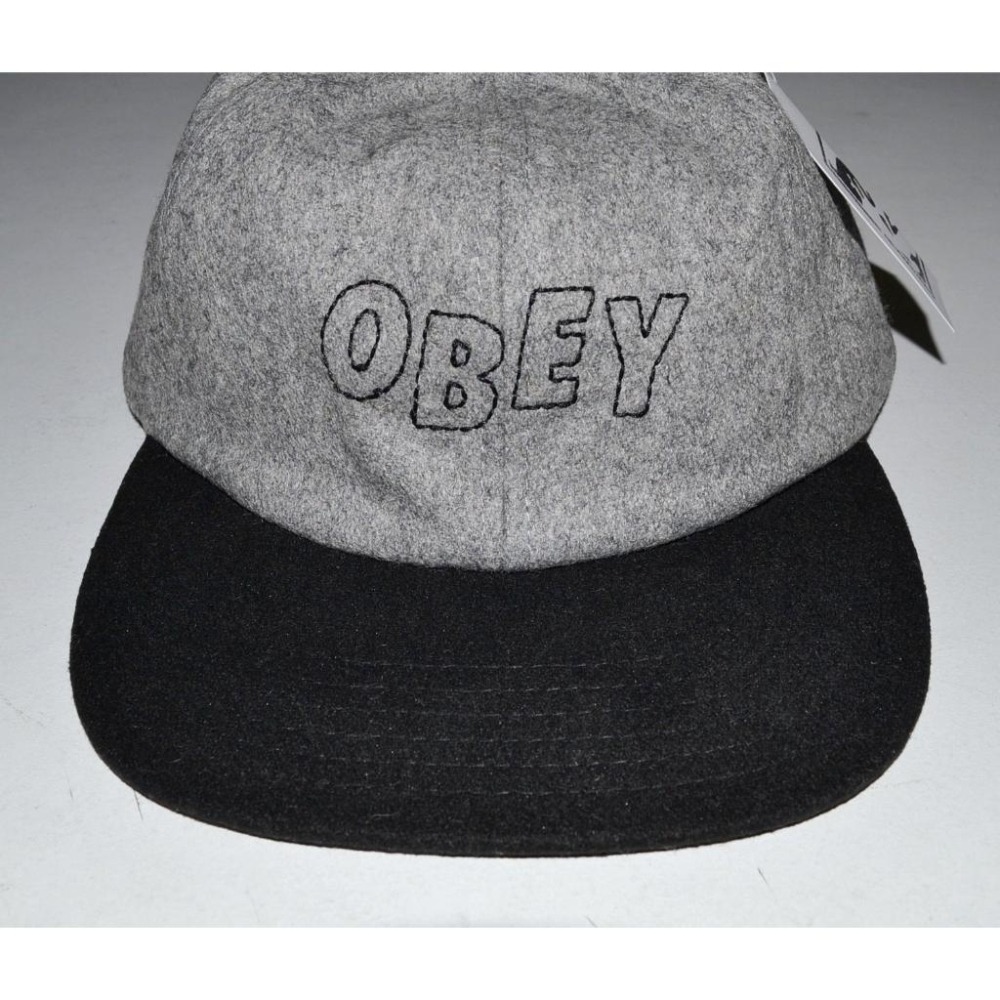 OBEY 棒球帽 卡車帽 羊毛 Strike 6 Panel Snapback 全新 現貨 保證正品 美國潮牌-細節圖4