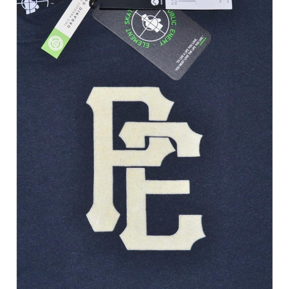 Element × public enemy【M】【L】【XL】短袖T恤 有機棉 厚重 寬鬆款 ELYZT00101-細節圖4