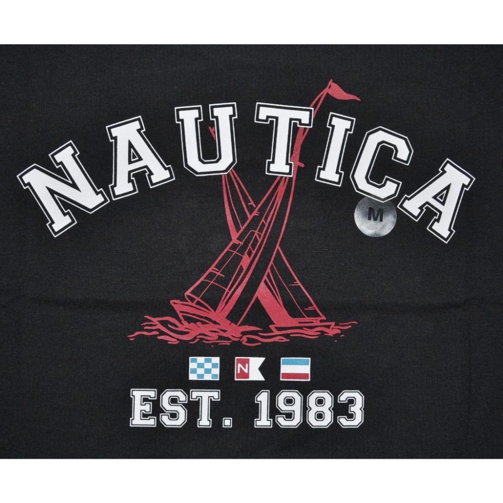 Nautica【M】【L】短袖T恤 黑色 HERITAGE VR2711 全新 現貨-細節圖7