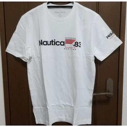 Nautica【M】【L】【XL】短袖T恤 亮白色 MARITIME 83 VR1816 全新 現貨