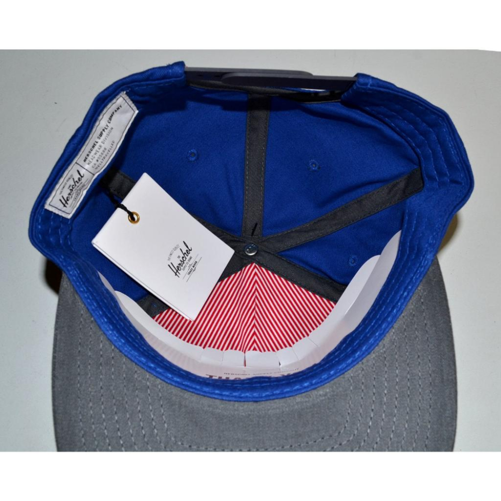Herschel Supply Co. TM snapback 棒球帽 卡車帽 Surf 藍/黑色 全新 現貨-細節圖4