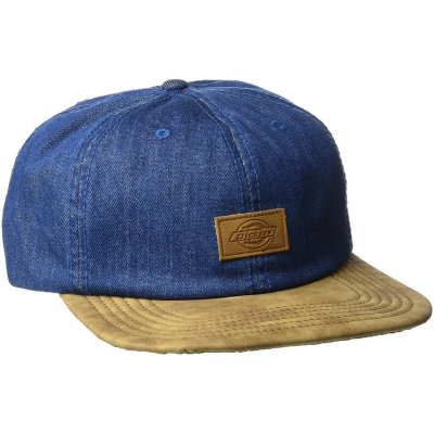 Dickies Snapback 棒球帽 卡車帽 牛仔丹寧藍 皮革 全新 現貨 美國購入 保證正品