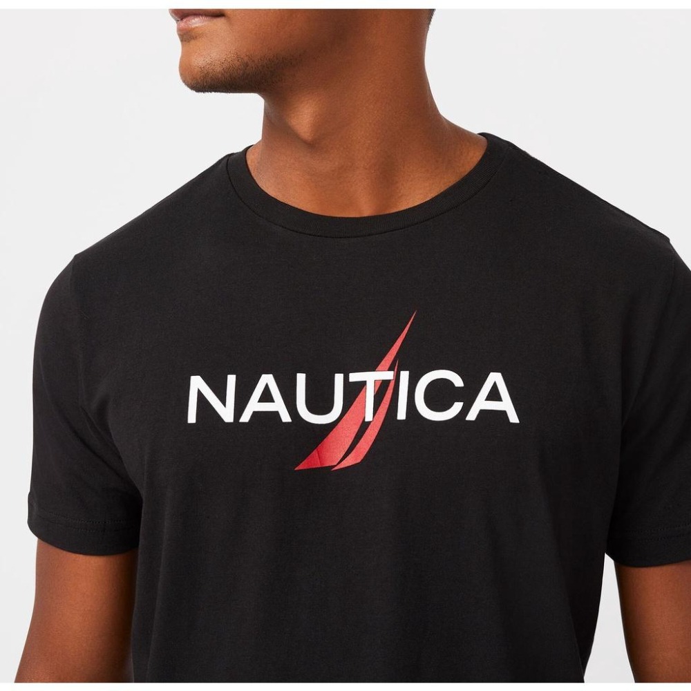 Nautica【S】【M】【L】短袖T恤 黑色 LOGO GRAPHIC ST2020 全新 現貨-細節圖2