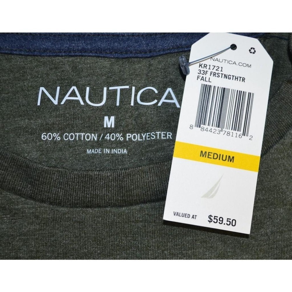 Nautica 長袖T恤【M】COLORBLOCK KR1721 全新 現貨 保證正品-細節圖6